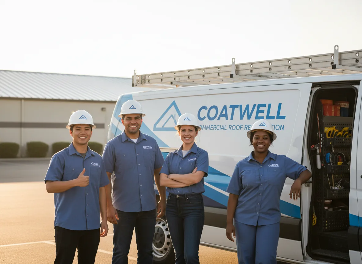 Commercial roof coating company in Wing, AL